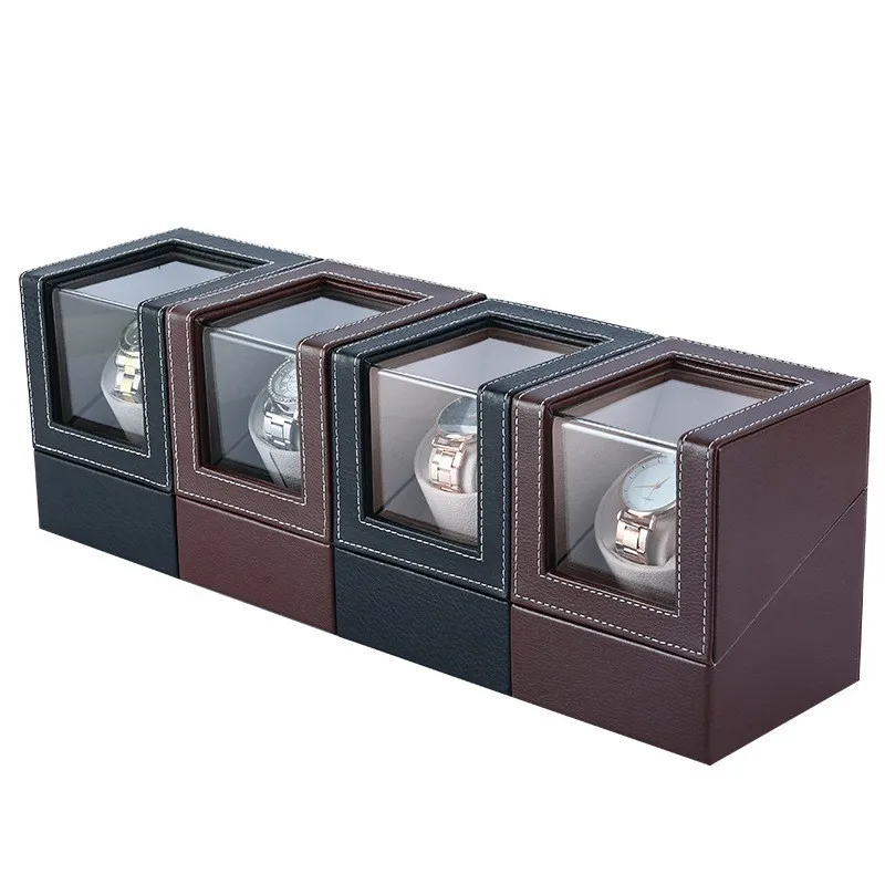 Ręczny zegarek Winder do zegarki automatyczne Watch Box USB ładowanie 1 + 0