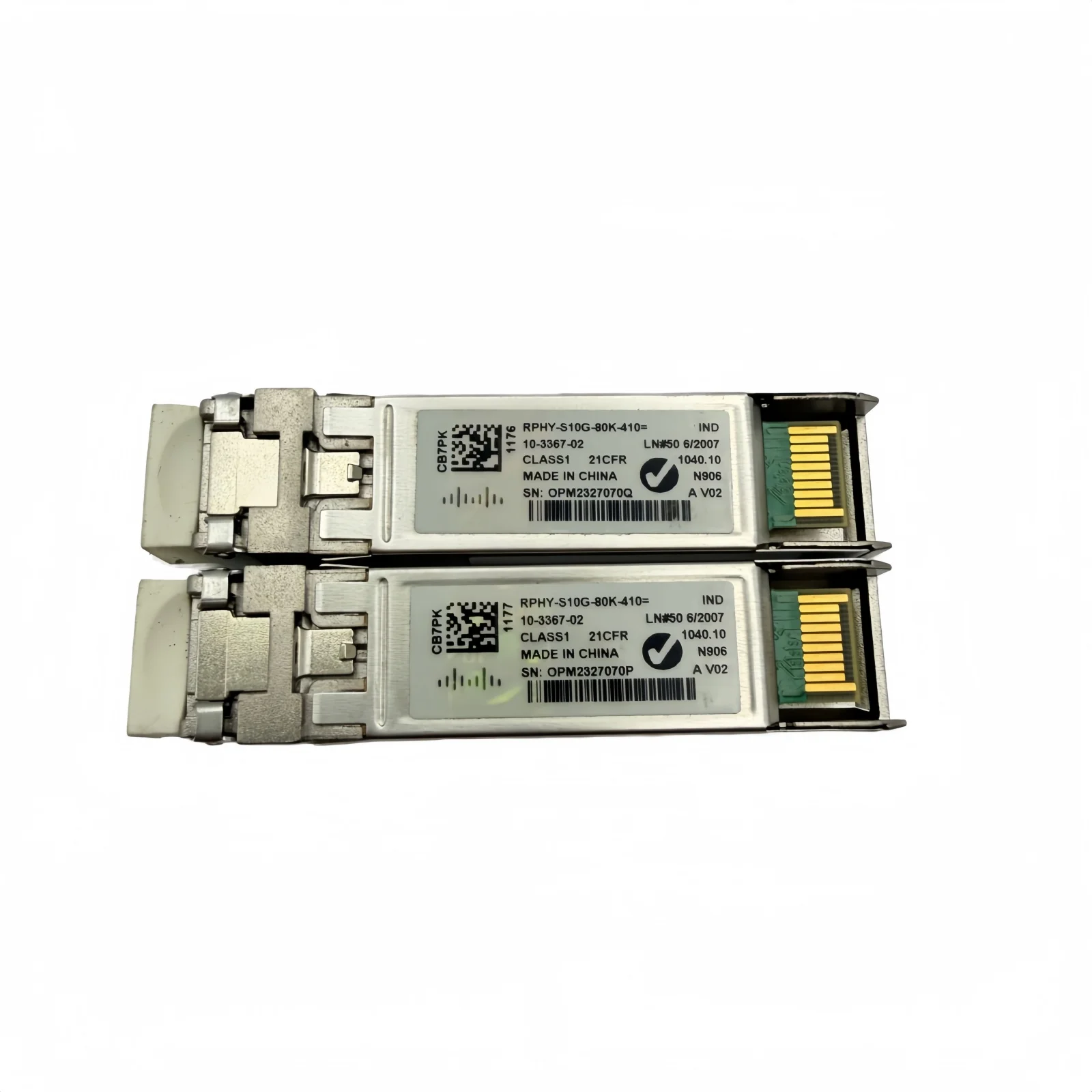 For Cisco RPHY-S10G-80K-410= SFP+ 10G Optical Transceiver Module 10-3367-02 Class1 Fiber Module for Network Switch Router