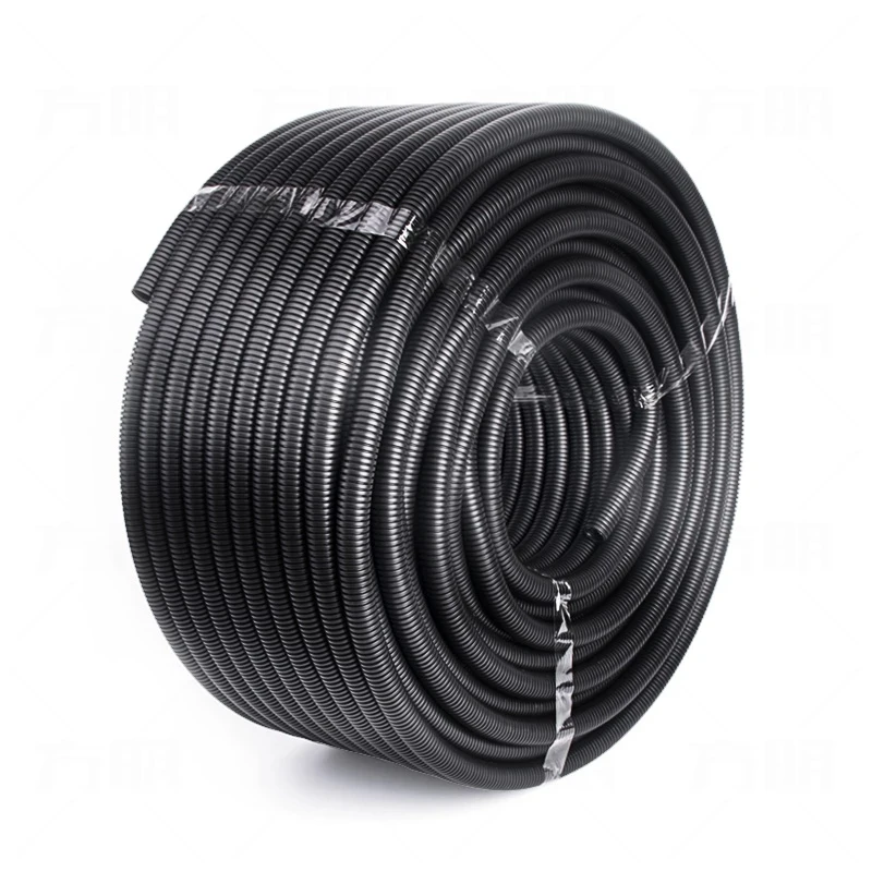 2M Insulation Corrugated tube pipe nylon wire harness casing Cable Sleeves cord duct cover auto car Mechanical line protecter