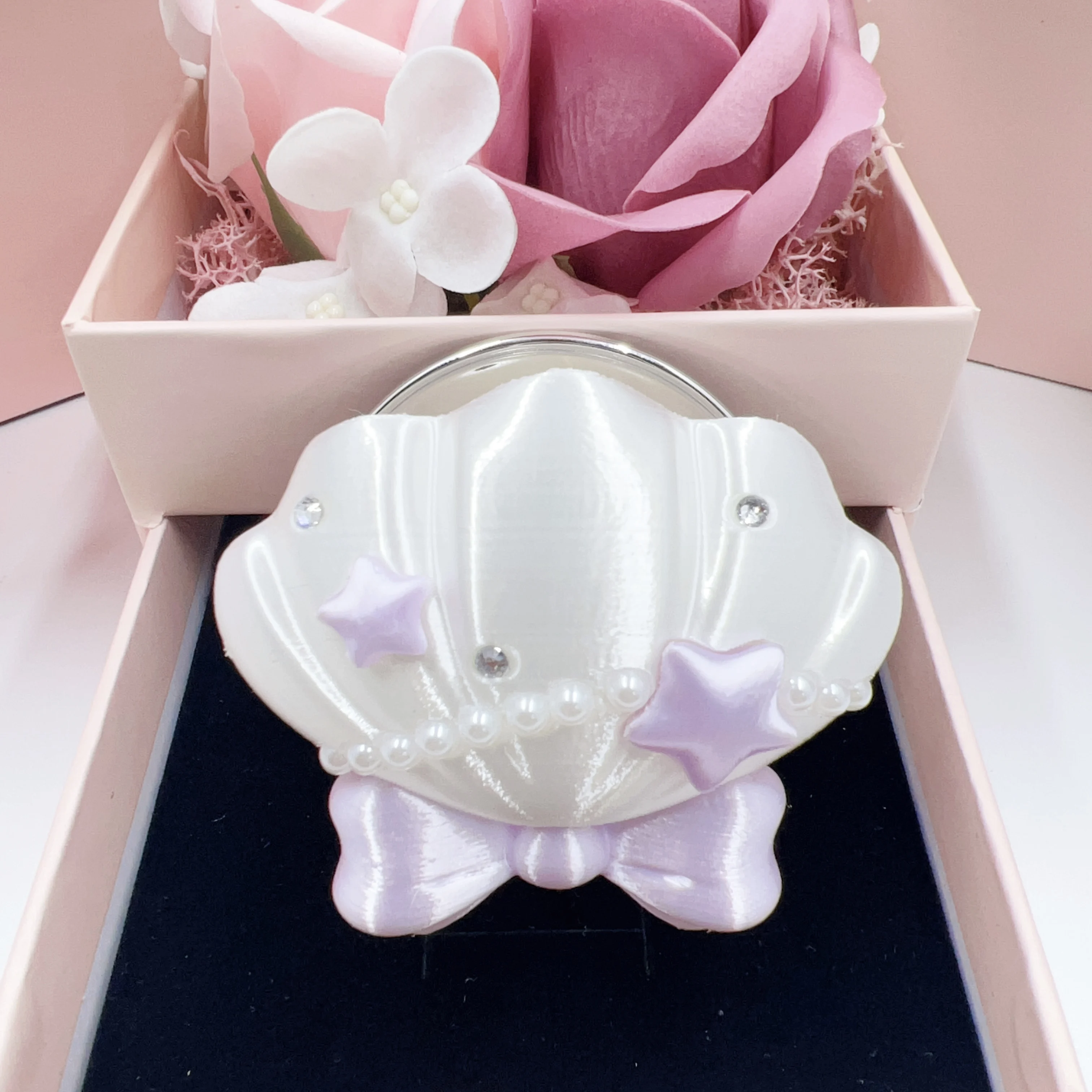 3D Shell Star Bow Pearl Phone  - Phone Accessories Video recension och pris