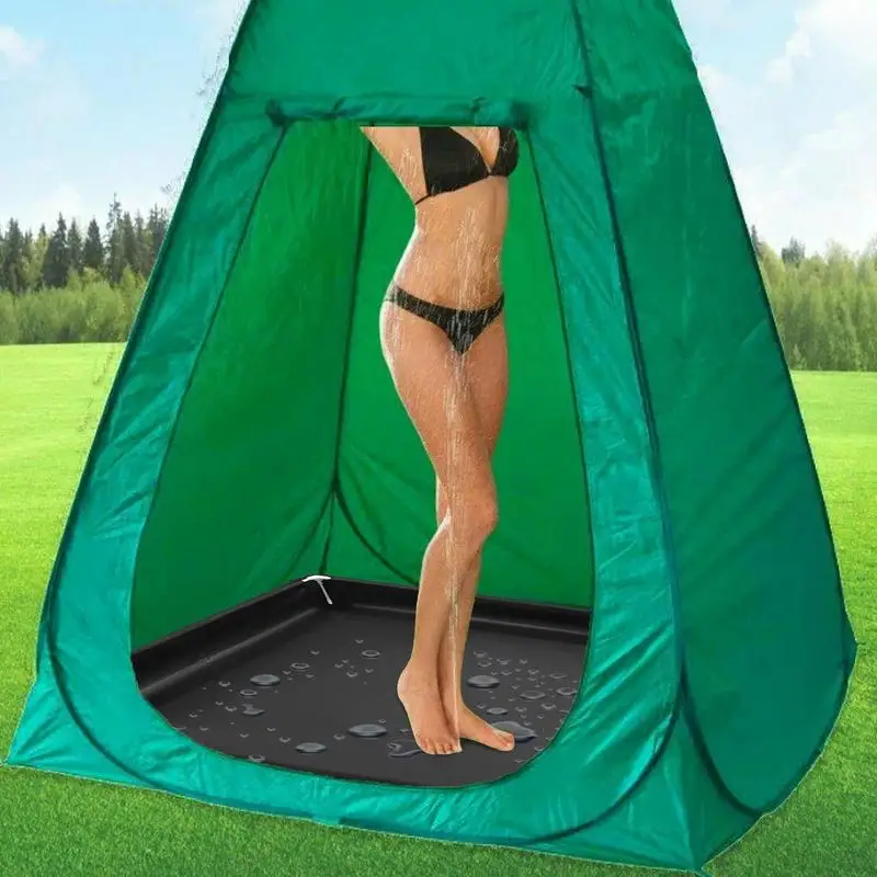 

Shower Pan Folding Shower Base Portable Floor Bathroom Floor Base With Drainage For Sun Shade Outdoor Camping Awning Hiking Tent