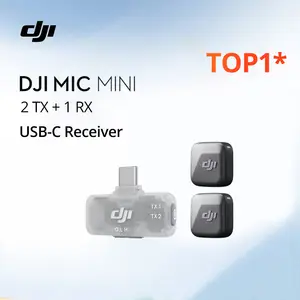Bilashmart DJI Mic Mini Mic 2 Mic 3 Mobile Receiver with 1 TX + 1 TX or 2 TX + 1 RX Option transmitters Not compatible with DJI Mic