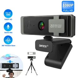 4K Webcam 1080P 2K Full HD Web Camera With Microphone And Tripod Autofocus USB Computer Camera For Living/ Calls/ Conference