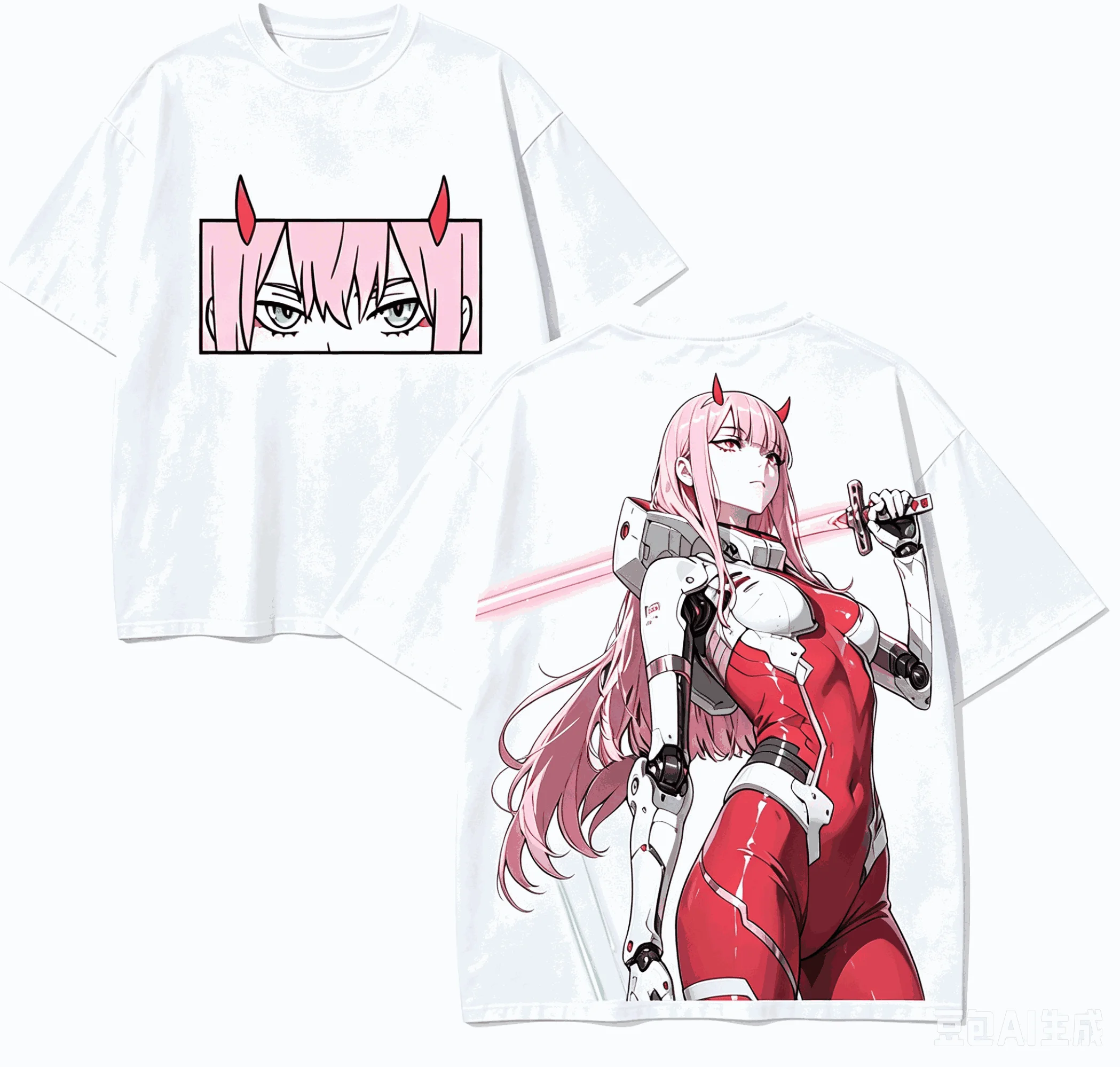 Darling in the Franxx Zero Anime Lover T-shirt Harajuku Cotton New