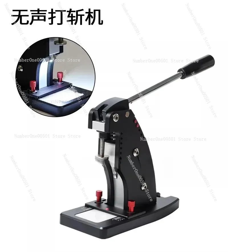 Hand Press Leather Punch Tool Quiet Hole Puncher Chisel for Edge Stamping Craft