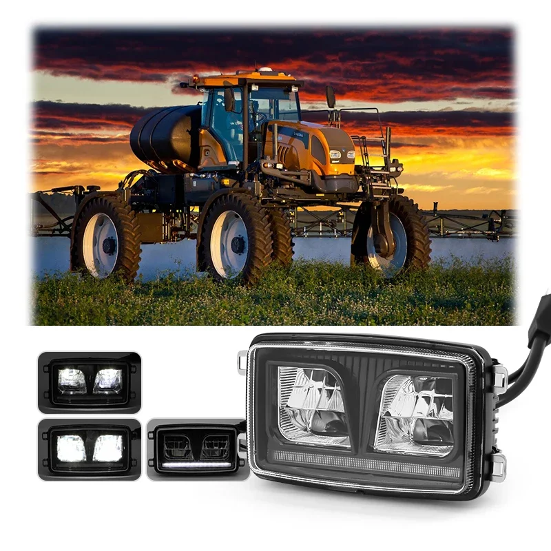 Tractor Led Headlight 3*5 Inch Led Sealed beam Headlights 34W High/Low Beam with Parking Light for Fendt Valtra