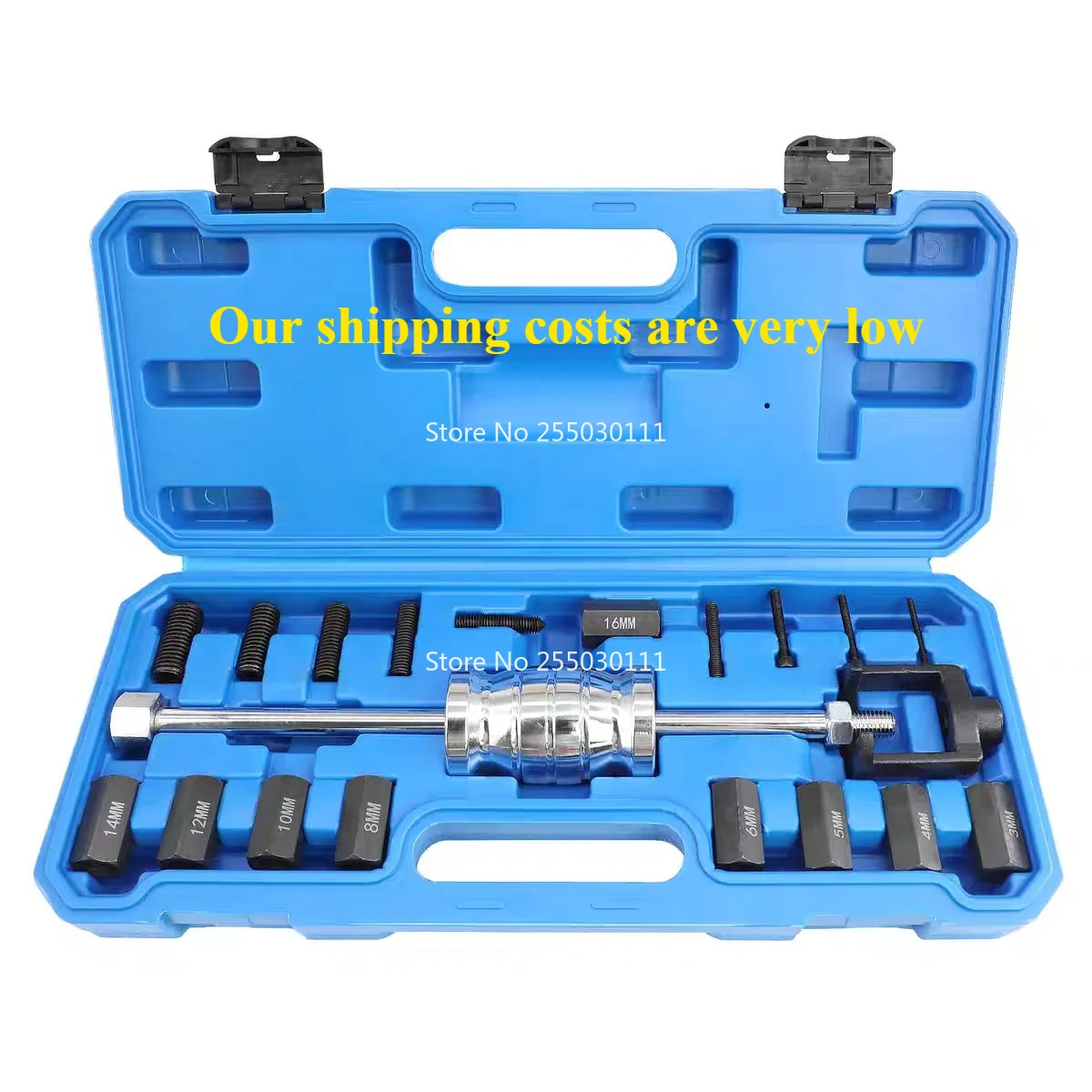 Tools for Pin Removal: Manual Pin Puller with Internal Thread Design, M3 - 16 Sizes, Pulling Hammer and Puller Head
