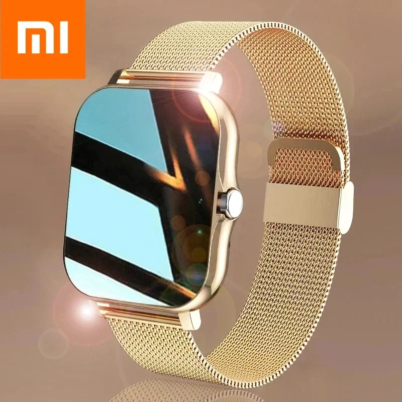 Xiaomi Full Touch Sport Smart Watch Men Women Heart Rate Fitness Tracker Bluetooth call Smartwatch wristwatch GTS plus watch