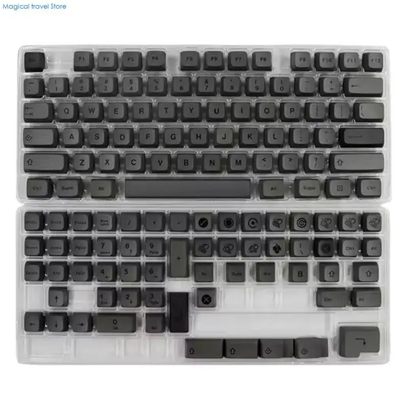 N2UB Gray Mist Keycap Set 133Key PBT Keyboards XDA Profile KeyCaps for Mechanical Keyboards Gift