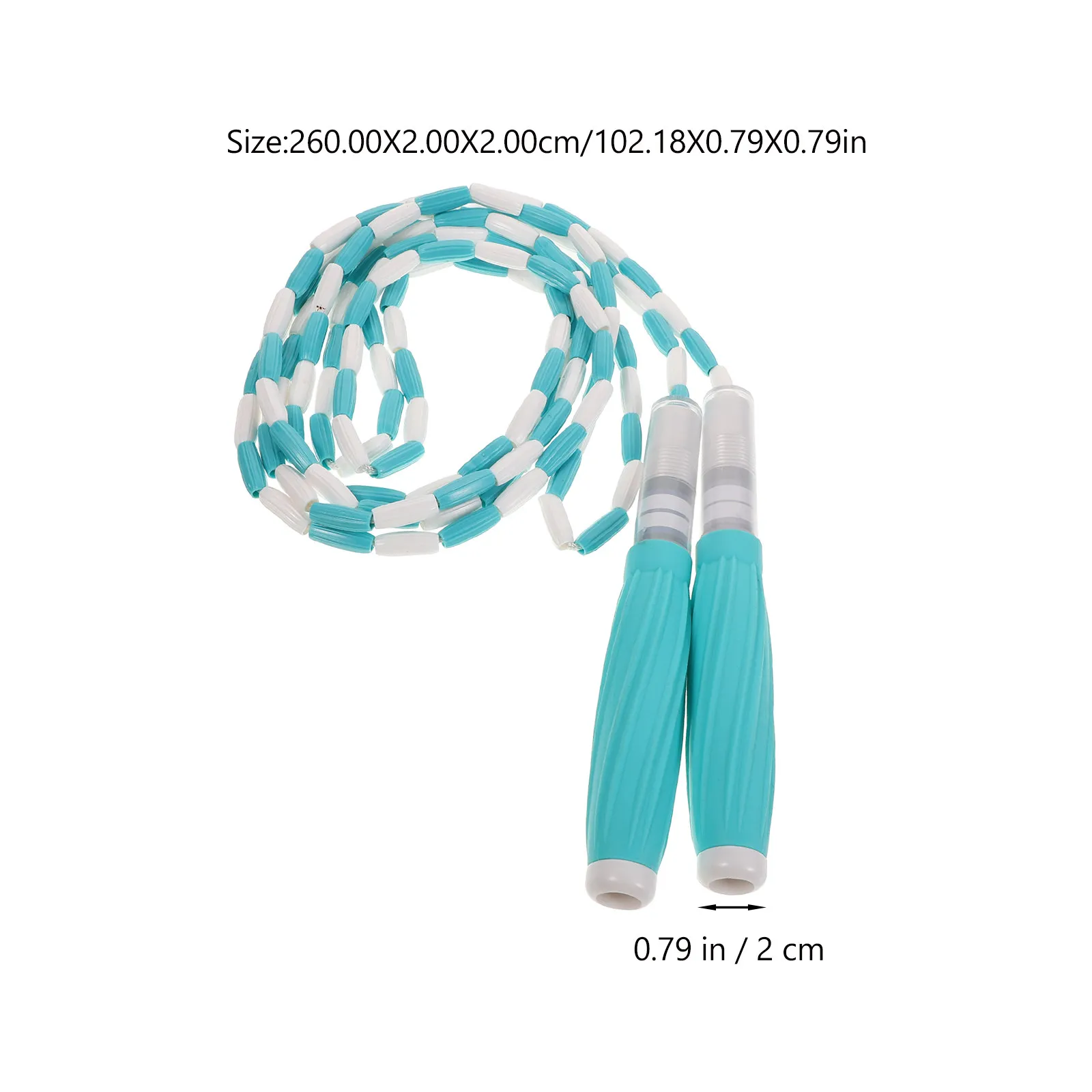 Silicone Beaded Jump Rope – Adjustable Length, Tangle-Free, Soft Beads for Kids, Kindergarten & Elementary School