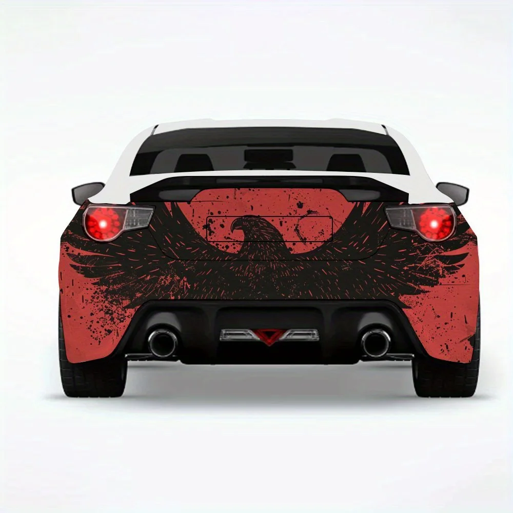 

Powerful_Black_Eagle Автомобильная наклейка-виниловая наклейка на заднюю часть автомобиля, водонепроницаемые самоклеящиеся виниловые наклейки для хвоста и бампера автомобиля, De