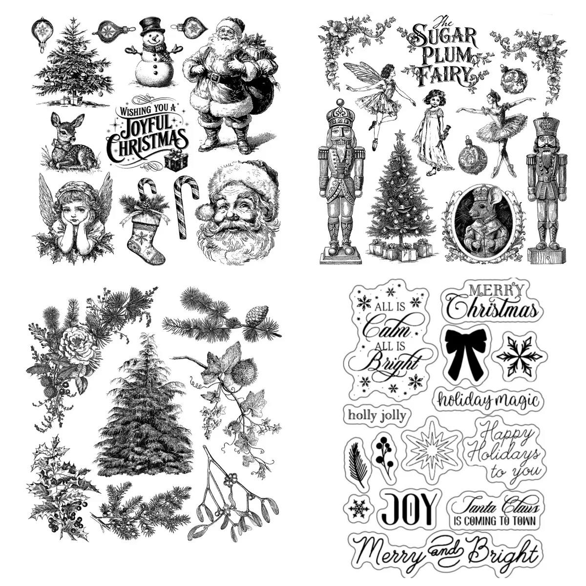 �y�Z�[�����z1pc �N���X�}�X�����V���R�[���S���X�^���v/DIY �X�N���b�v�u�b�L���O�J�[�h/�t�H�g�A���o�������N���A�X�^���v