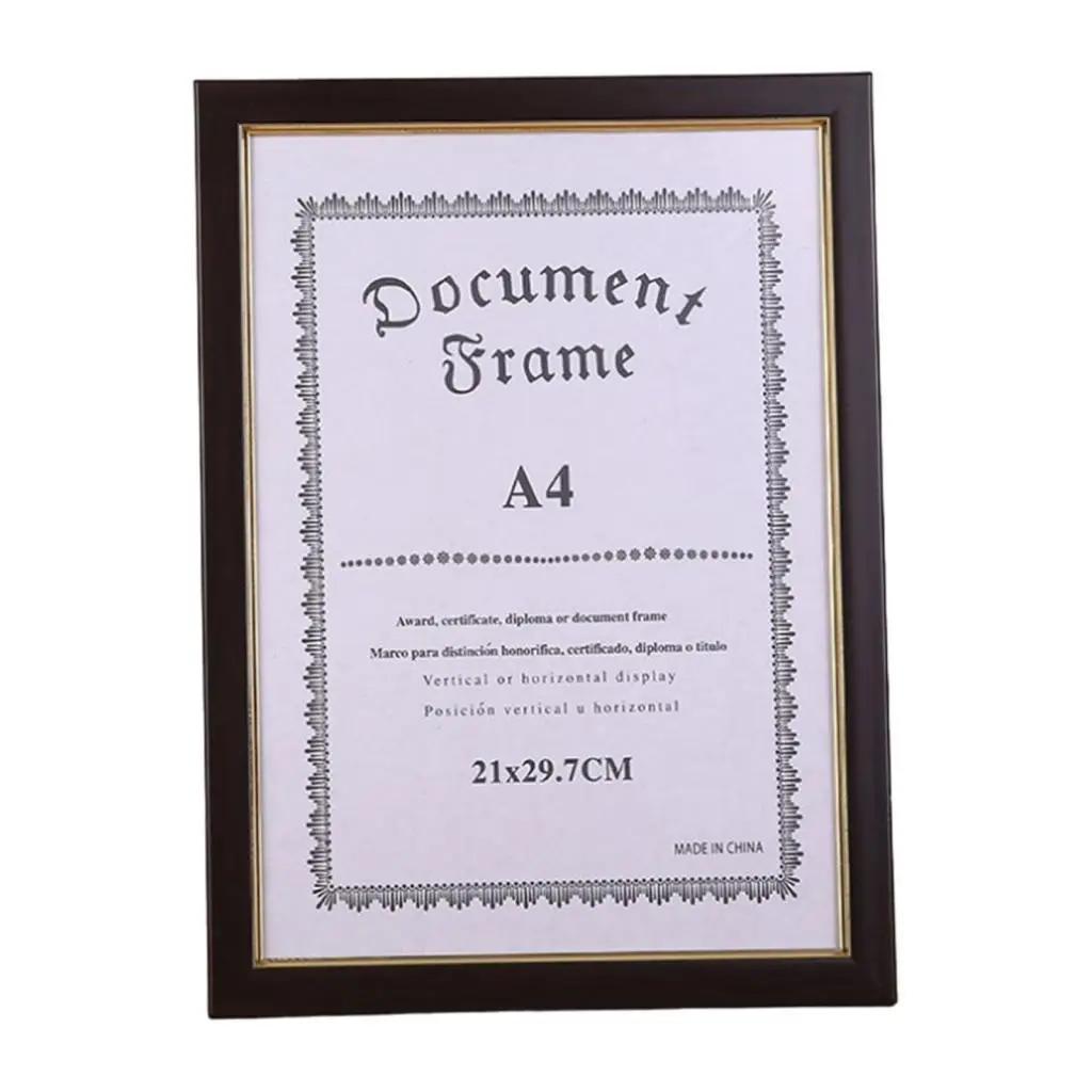 A4 Diploma, Certificate, Photo ,Artwork ,Picture ,Documents Wood Frame