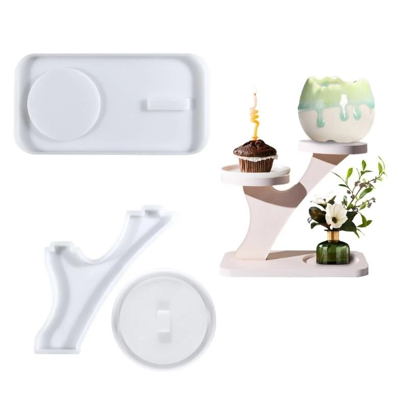 Silicone Base Molds Resin Epoxy Molds Splicing Bracket for Crafting