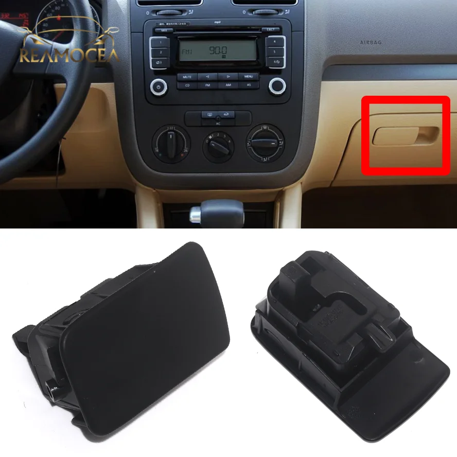 Reamocea-グルラッチ用収納ボックス,1個,ハンドル付きコンパートメント,フォルクスワーゲンvwゴルフ6 mk6,sagitar 1k1857077b用