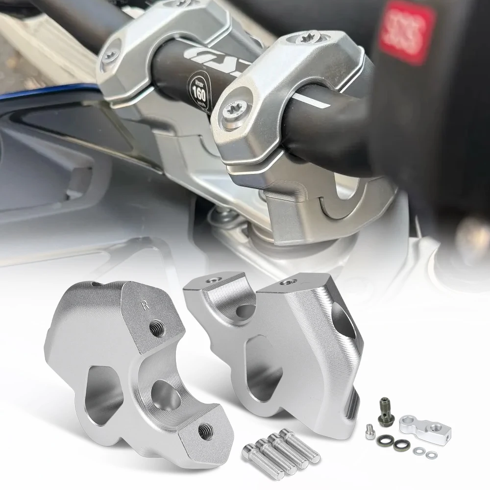 For BMW R1300GS R 1300 GS ADV R1300RT R1300 RT Motorcycle Handlebar Riser Handle Bar Lift 38MM Rearward Mobile 27MM