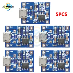 1-10PCS Micro USB 5V 1A 18650 TP4056 Lithium Battery Charger Module Charging Board With Protection Dual Functions 1A Li-ion