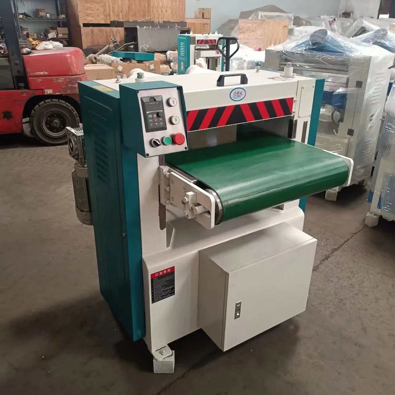 400mm 500mm 600mm 800mm Heavy Duty Woodworking Wood Pressure Conveyor Table Thickness Thicknessing Pressing Press Planer Machine