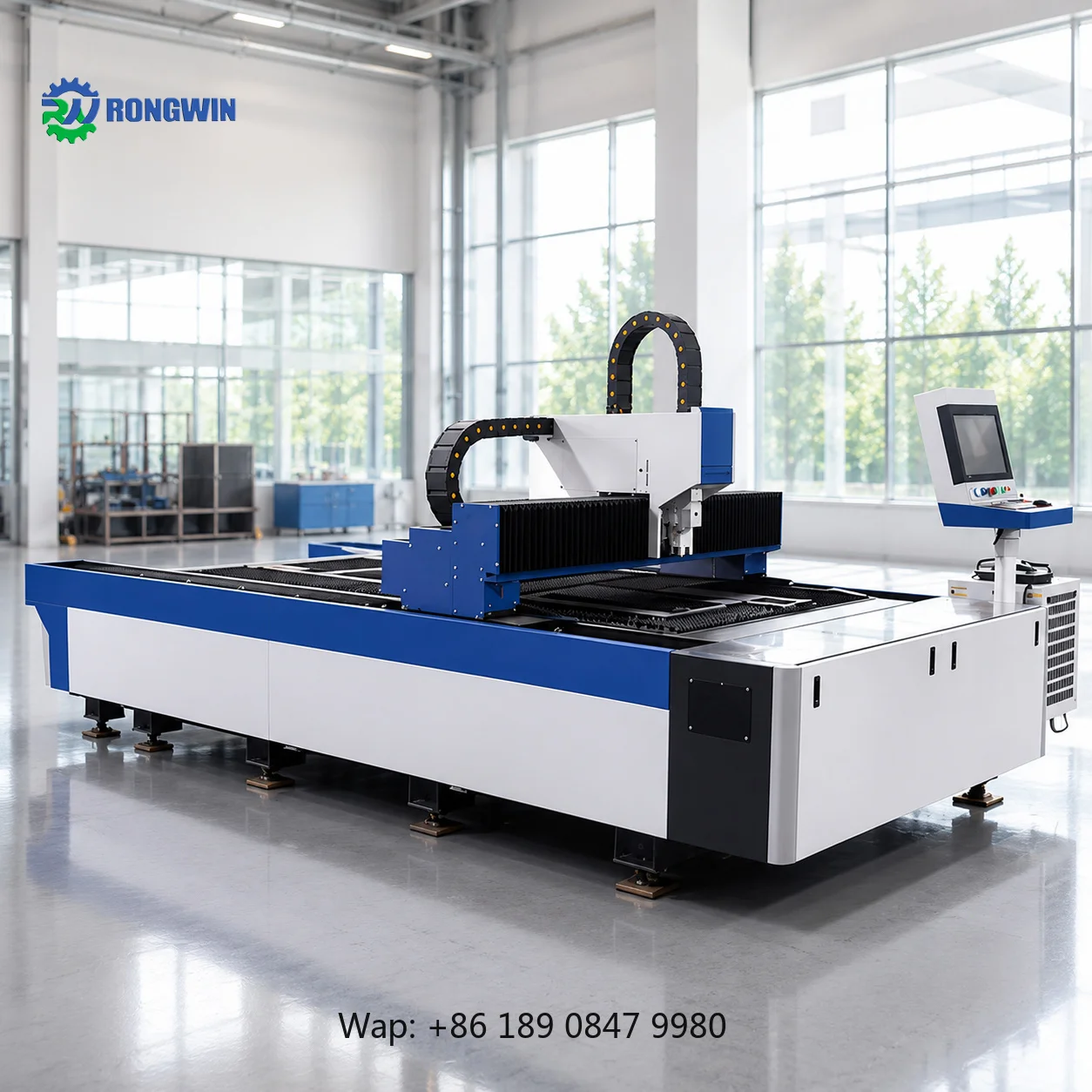 【Hot】RWL-B Series Industrial Fiber Laser Cutting Machine Single Table Metal Laser Cutter CNC Precision