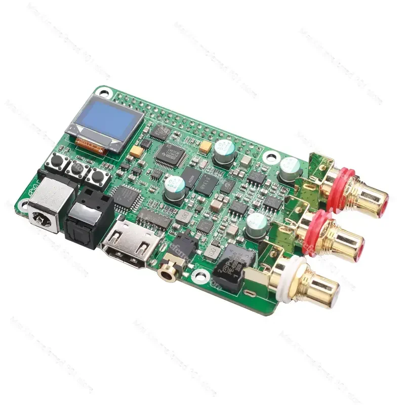 Adapted to HIFI Raspberry Pi DAC audio decoder board ES9038Q2M coaxial fiber I2S DSD512 digital ES9038