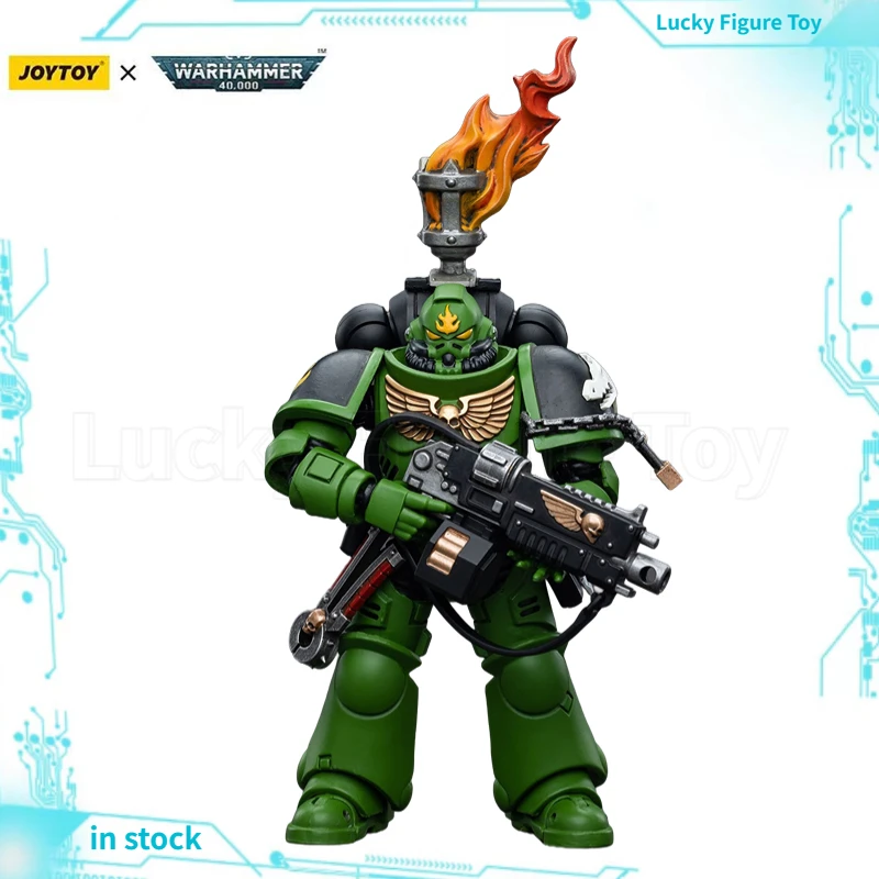 

【В наличии】 Фигурка JOYTOY 1/18 Warhammer 40K Salamander's Intercessors Sergeant Tsek'gan Аниме Фигурки Игрушки Модель