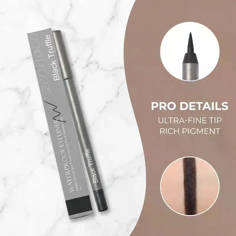 Anti Smudge Waterproof Eyeliner Pen Quick Drying Effortless Outline for Fashion Makeup Photography