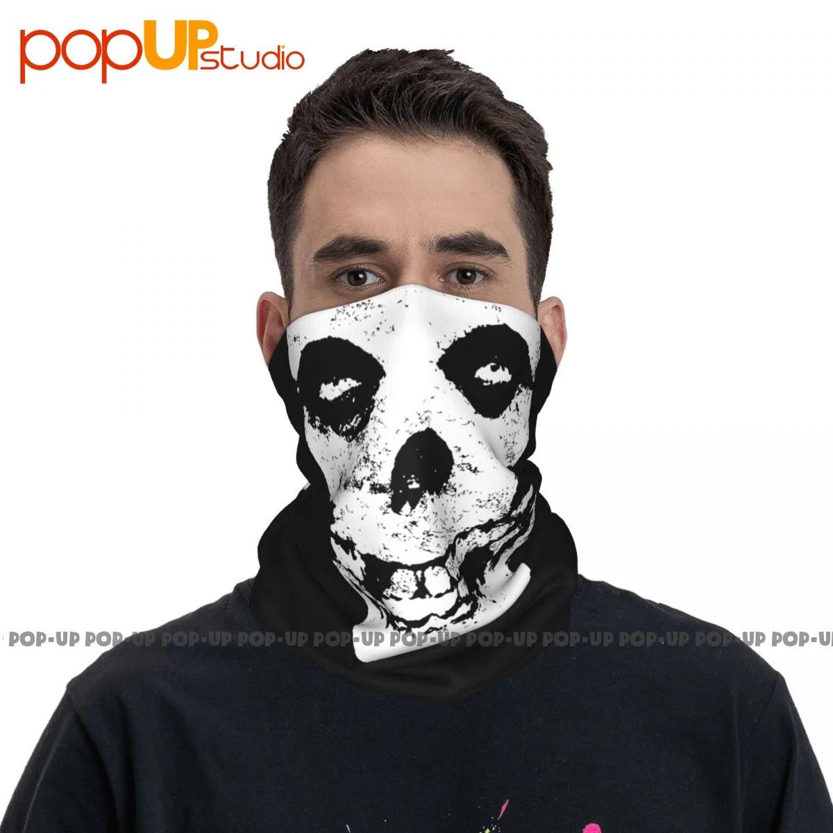 Misfits Ghost Fiend Skull P-516 Neck Gaiter Bandana Scarf Face Mask