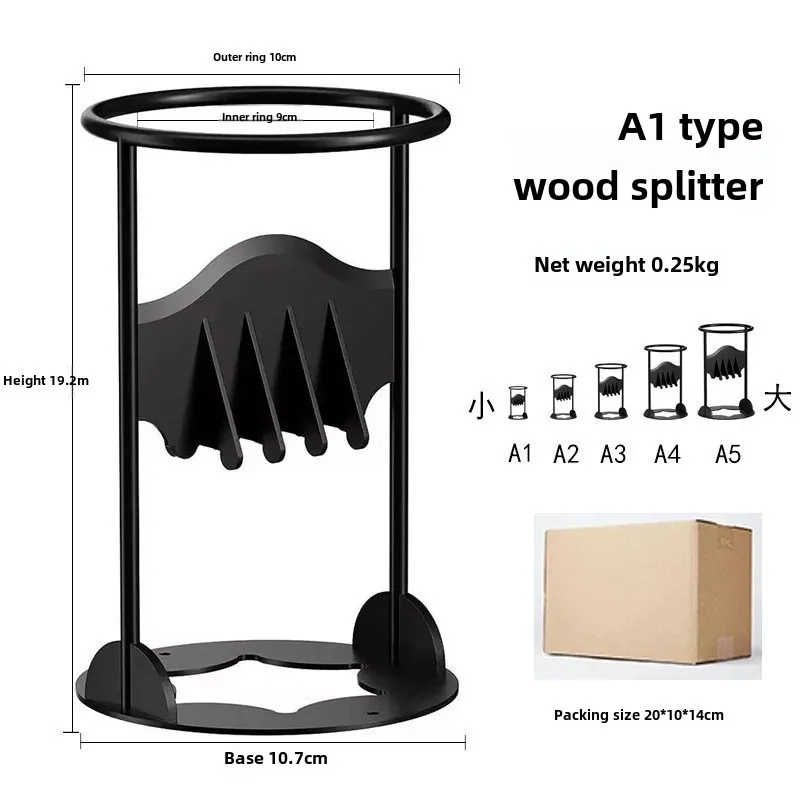 Manual Iron Art High Carbon Steel Outdoor Wood Chipper Shredder Separator Amazon Best Seller Dismantle Wood Splitter