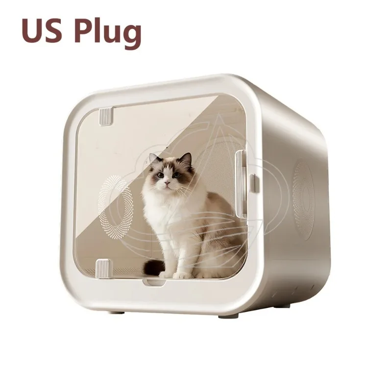 70L Large Capacity Pet Dryer Box 360° Automatic Ultra Quiet Cat Dog Hair Dryer Machine