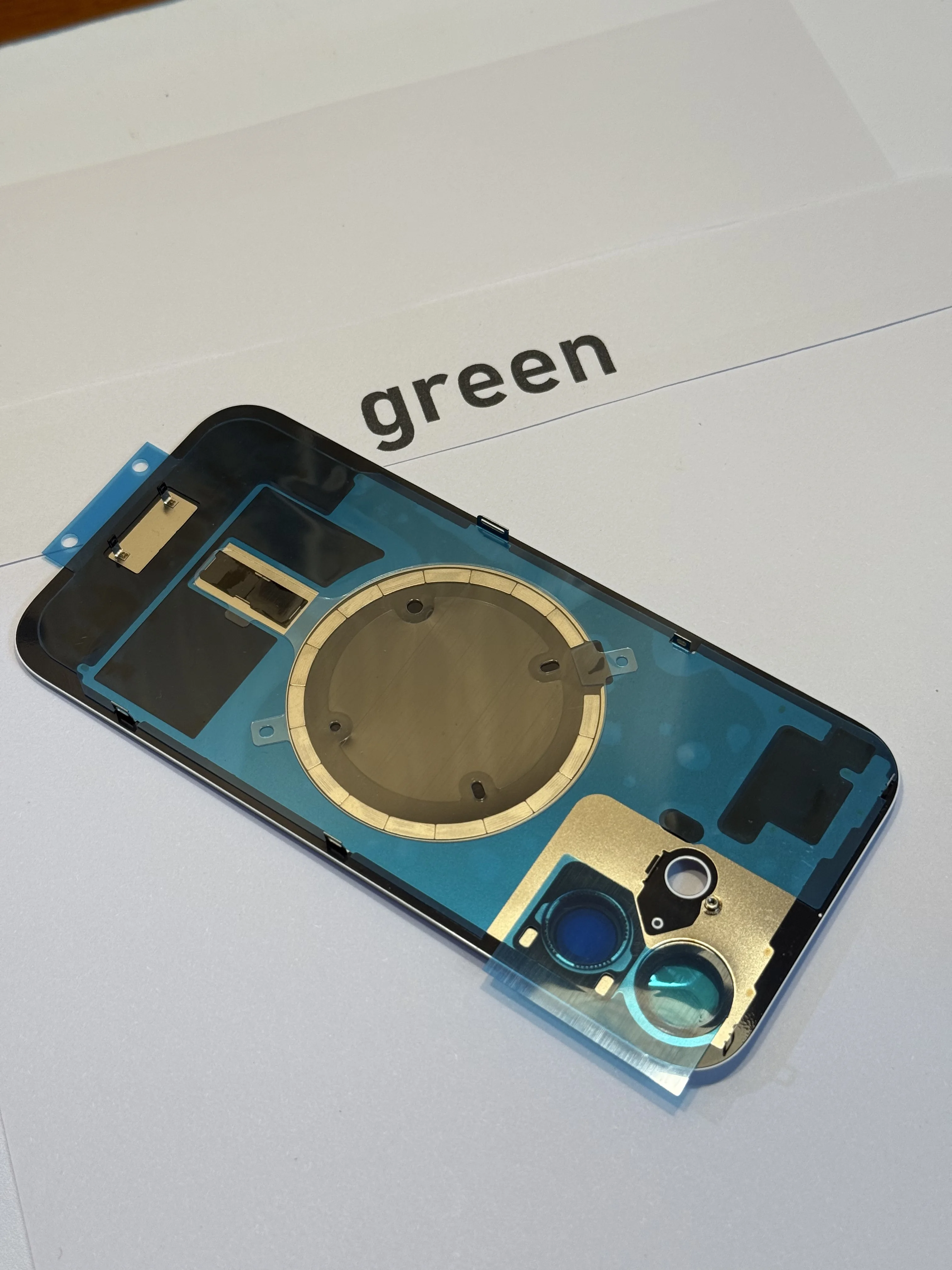 1PCS Full Set Rear Back Glass Replacement Compatible With iPhone 16 16 Plus, Door Housing Cover With Frame And Camera Lens,