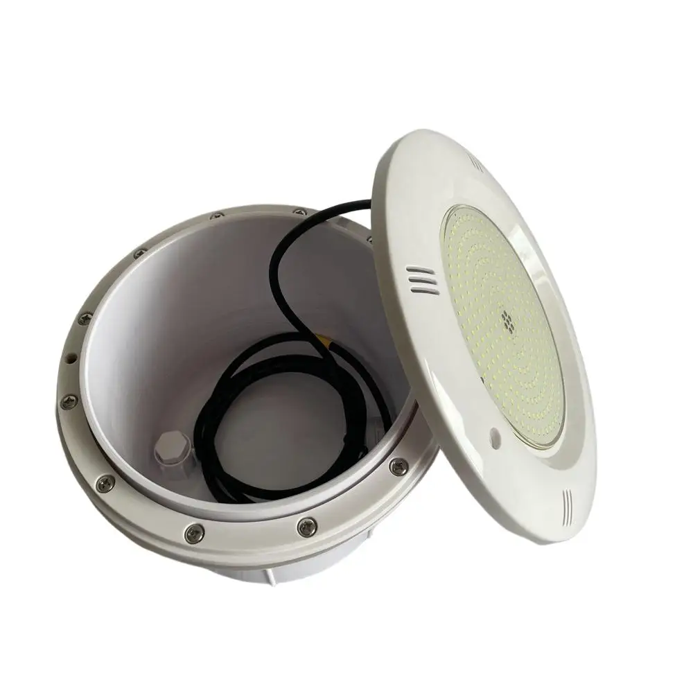 

Водонепроницаемый светодиодный светильник для бассейна 18W 30W 42W 12V, заполненный смолой, IP68, RGB, с переключателем, AC12V, холодный белый свет