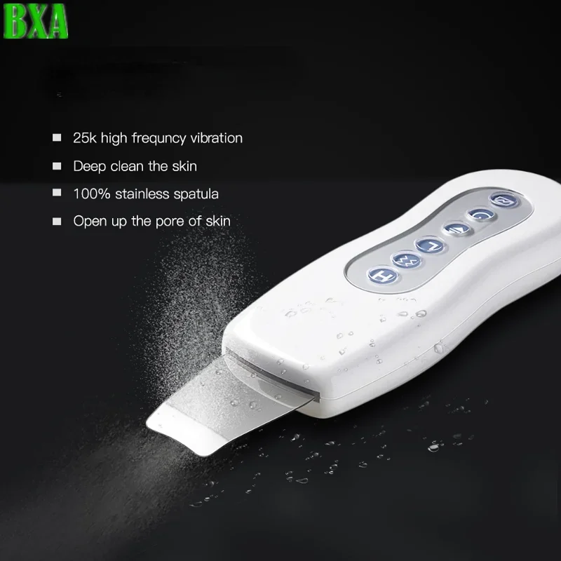 New Beauty Star Powerful Ultrasonic Face Cleaner Skin Scrubber Ultrasound Vibration Massager Ultrasound Peeling Clean Tone Lift