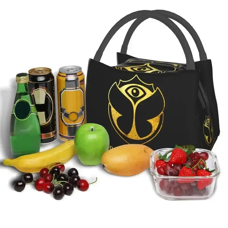 Tomorrowland Insulated Lunch Bag for Belgian Electronic Dance Music Festival Thermal Cooler Lunch Box Office Picnic Travel