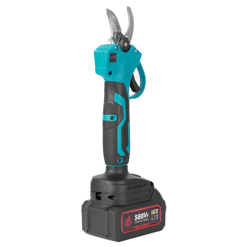 Brushless 30mm Electric Pruner Shear Electric Scissors Cordless Fruit Tree Bonsai Pruning Garden Tool For Makita 18V Battery Pin
