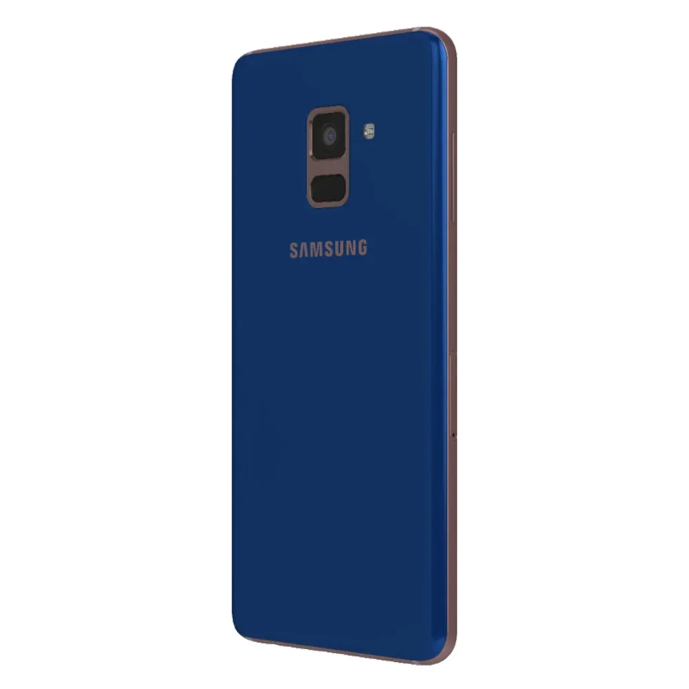 هاتف سامسونج جالاكسي A8 2018 A530F 4G الأصلي بصمة 5.6 "4GB + 32GB 16MP + 8MP Exynos7885 ثماني النواة أندرويد هاتف ذكي