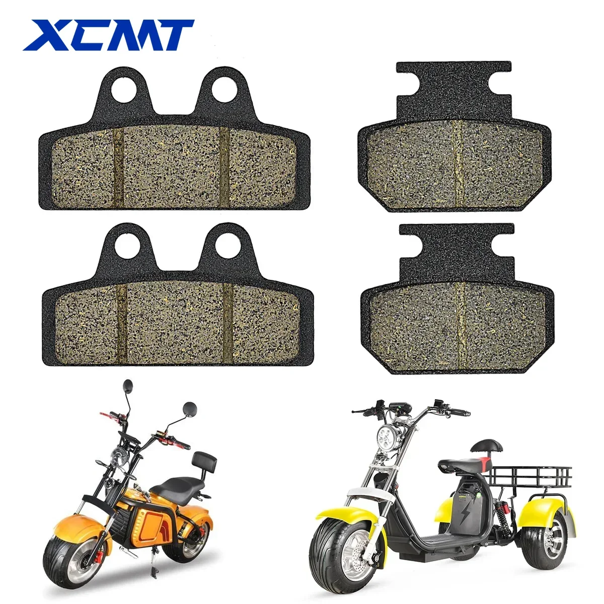 Citycoco Electric Motorcycle Front and Rear Brake Pad For Citycoco Electric Bike Electric Scooter Halei Scooter Spare Parts