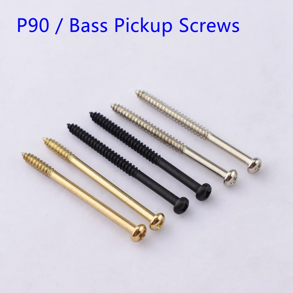 4 Pieces Bass Pickup Screws / P90 Pickup Screws - Made in Korea