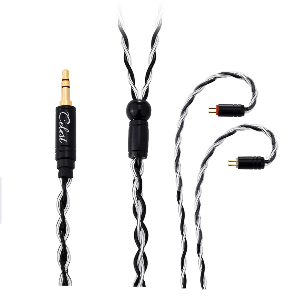 

Kinera Celest Aura Earphone Silver Lated Copper+Alloy Copper Cable 3.5/4.5mm IEM Wire Heaphone Cable 2 Pin Headset Accessories