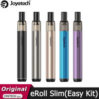 Original Joyetech eRoll Slim Kit 13W Vape with 480mAh Battery 2ml 1.0ohm Pod Cartridge Electronic Cigarette Vaporizer