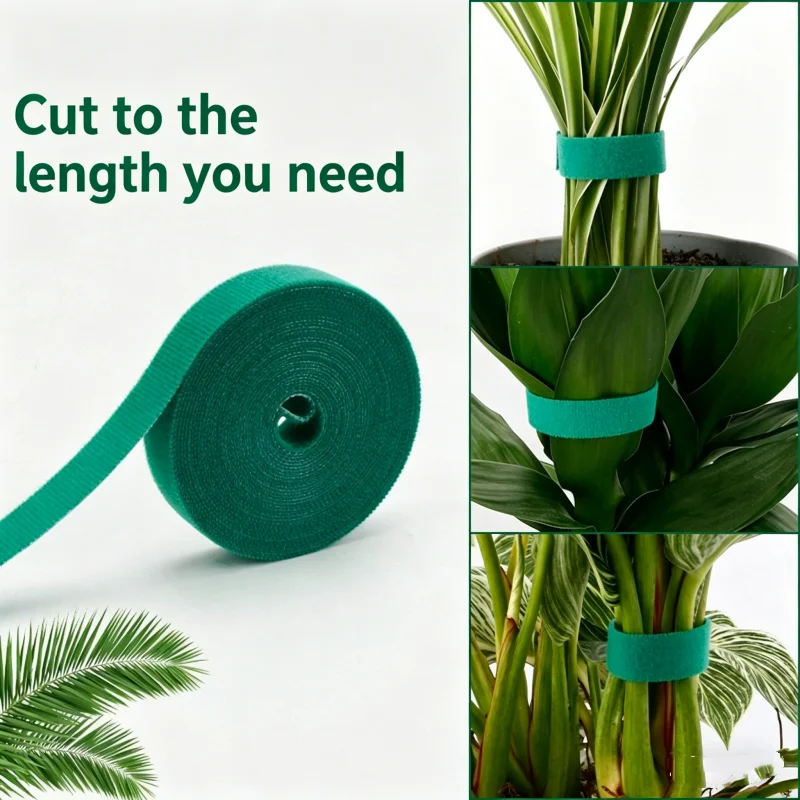 Garden Tape Nylon Cable Tie Plant Support Hook-and-loop Fastener Flowers Growing Climbing Reusable Ribbon for Garden Accessories