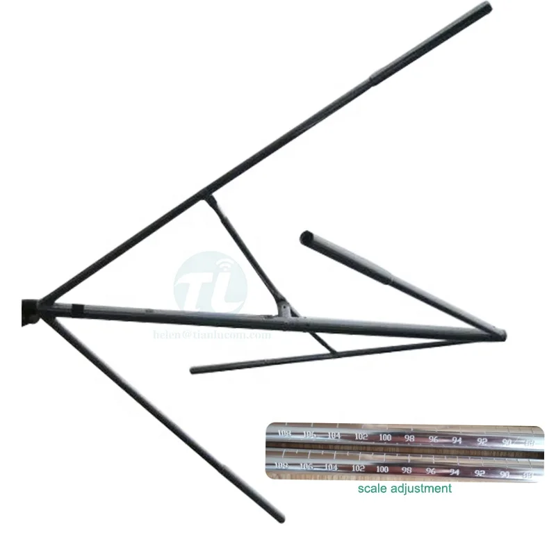 Circularly polarized FM antenna 88 -108 MHz continue adjustable yagi antenna for 300W FM Transmitter