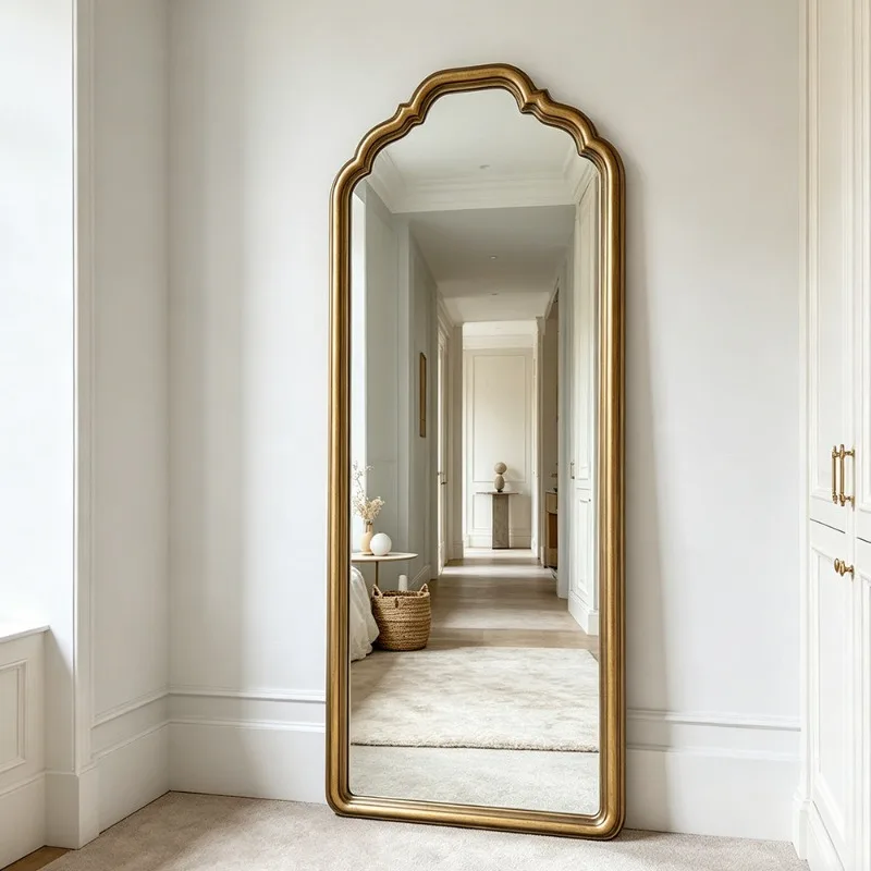 

Standing Men Mirror Long Luxury Bedroom Floor Funky Bathroom Girls Full Body Moving Mirror Modern Espelhos Home Decorations