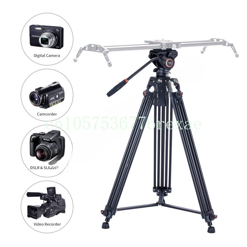 Duty Tripod Stand for DSLR, SLR and Video Camcorder Cayer BV30L Amazon Hot Selling Camera Stand Kit Aluminum Camera Stand