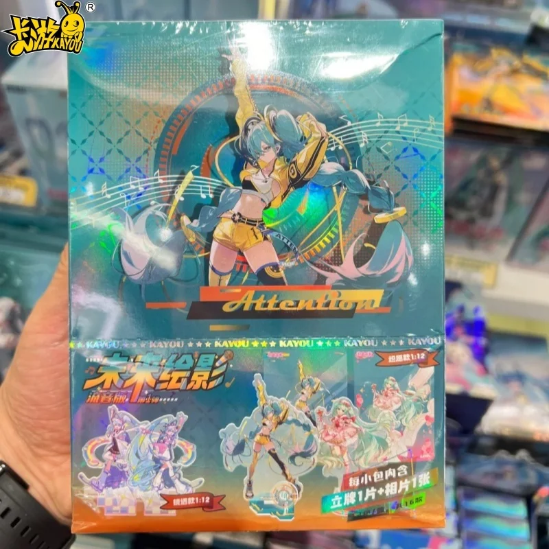 

Оригинальная карта KAYOU Hatsune Miku Rin Len The Future, акриловая подставка, модель, тарелка, декор для стола, периферийные устройства, коллекционная