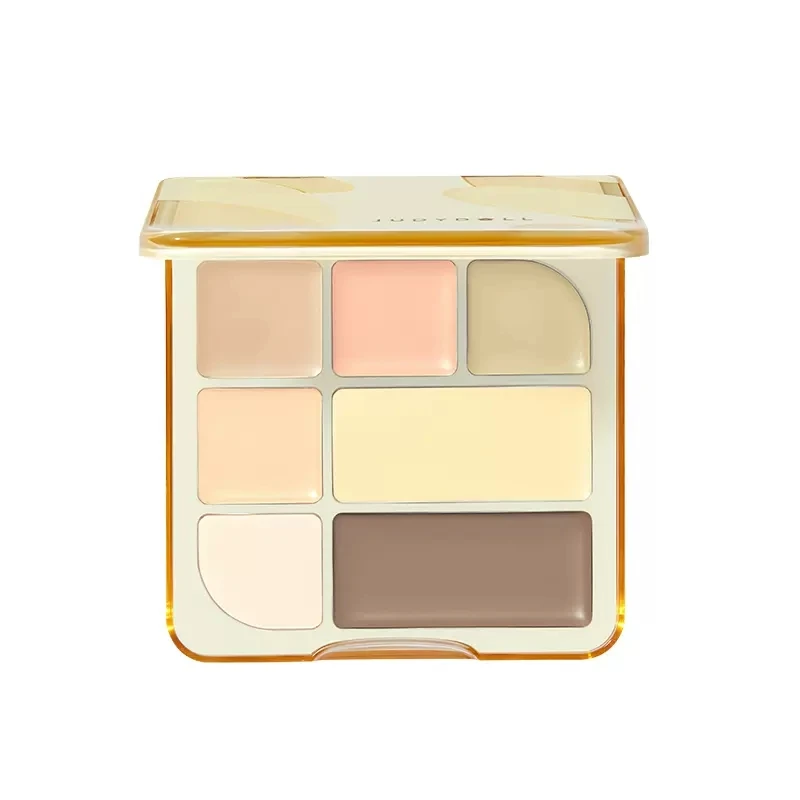 Judydoll Face Concealer Palette Butter Nourish Cream Cover Tear Trough Brighten Face Contour Shadow Concealer Highlighter Makeup