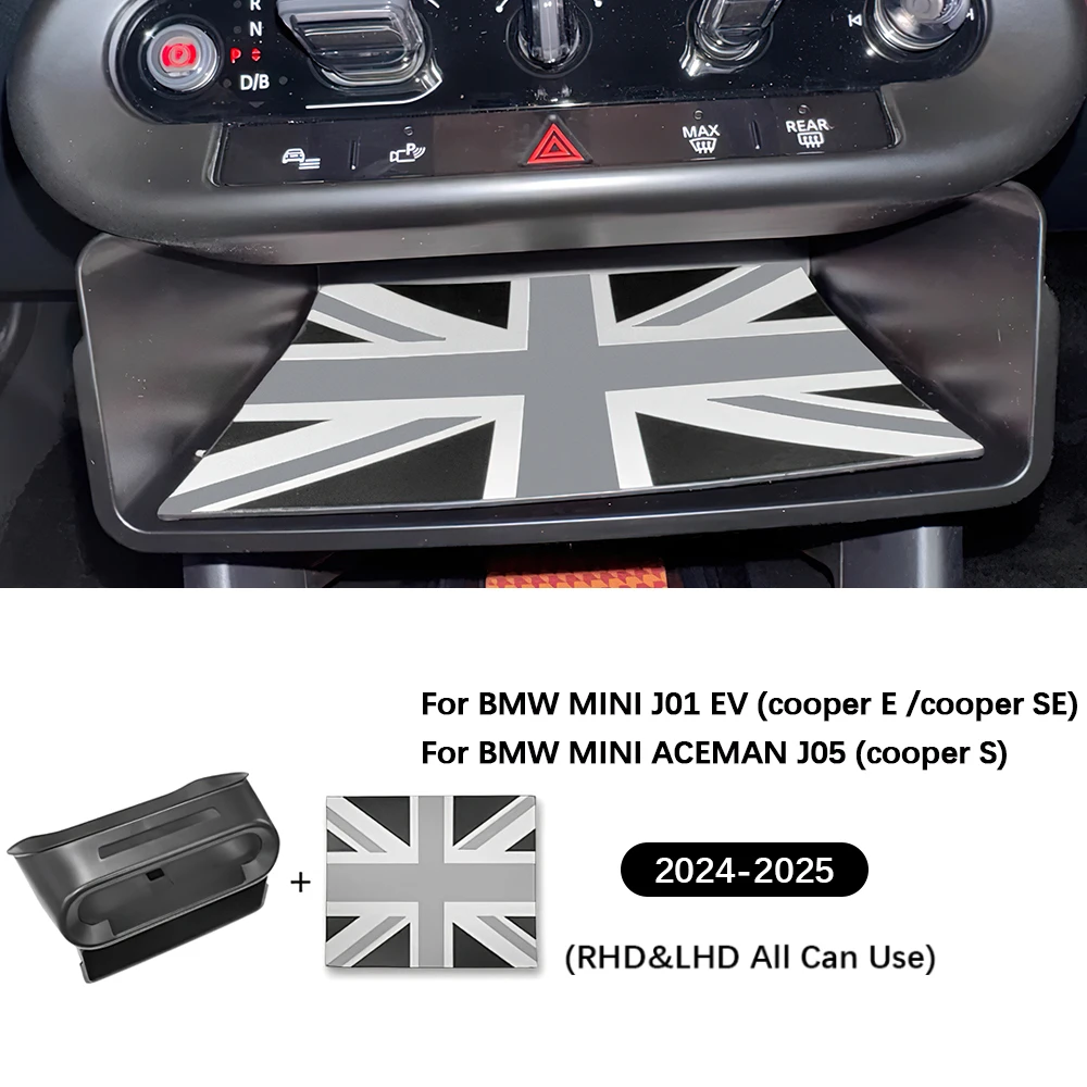 Central Control Storage Box Decoration for MINI Electric Cooper E/SE J01 EV J05 2024 2025 Phone Case Kit Interior Accessories