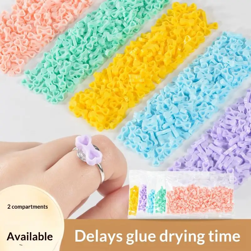 200Pcs Disposable Eyelash Glue Cups Holder Lash Extensions Tattoo Pigment Makeup Tool Glue Delay Cup