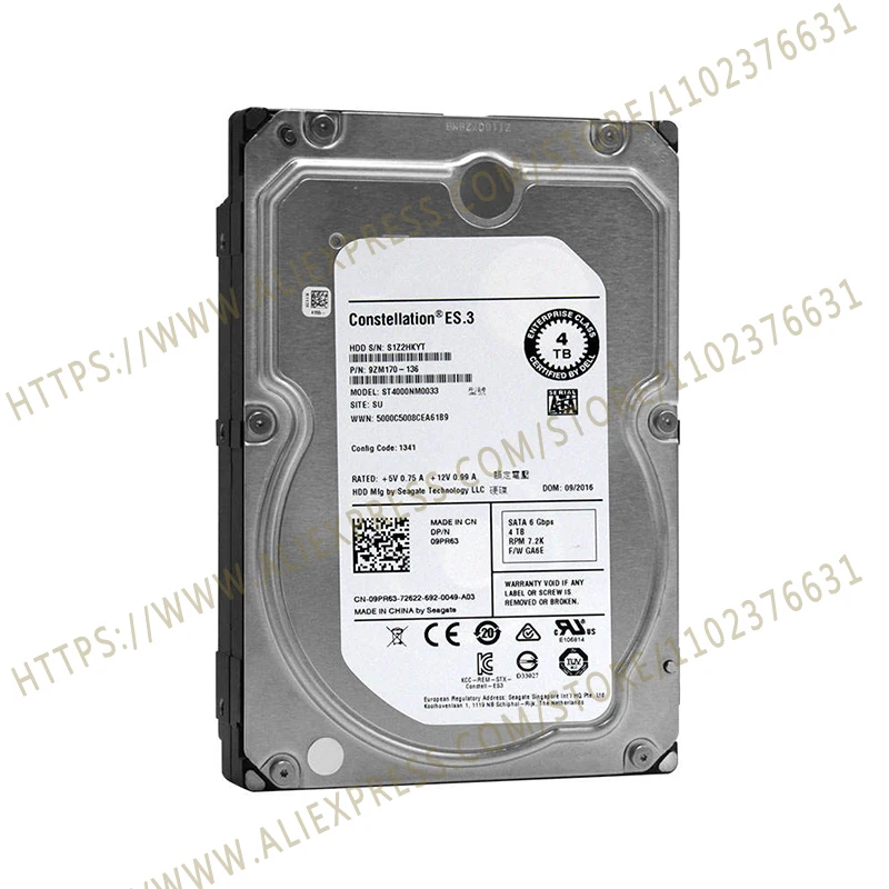 

ST4000NM0033 новая и оригинальная Доставка в течение 24 часов