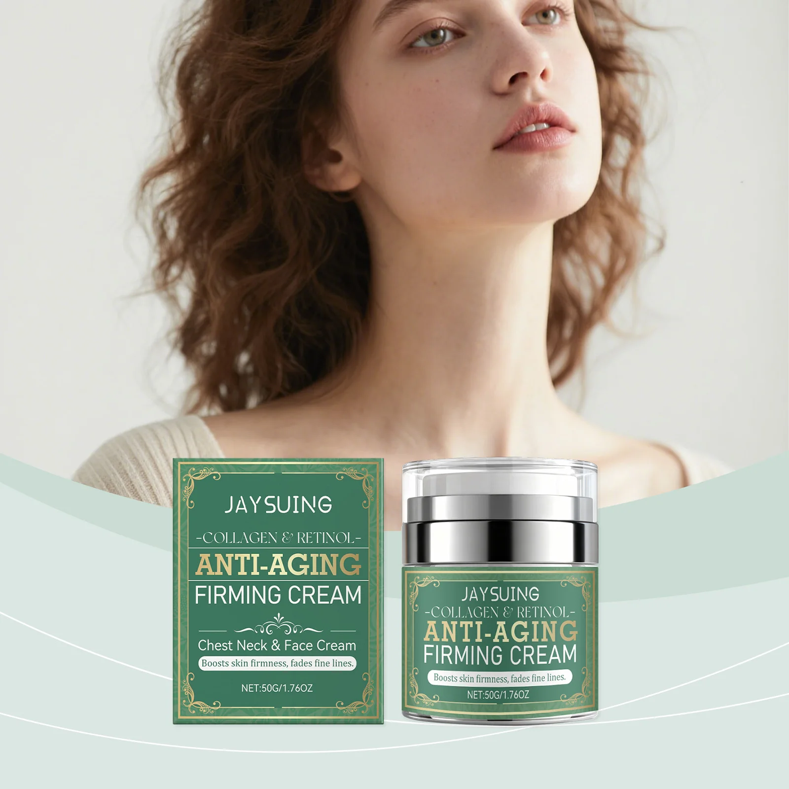 

Rejuvenating Face and Neck Cream: Gently cares for the skin of the face and neck, providing moisture and hydration