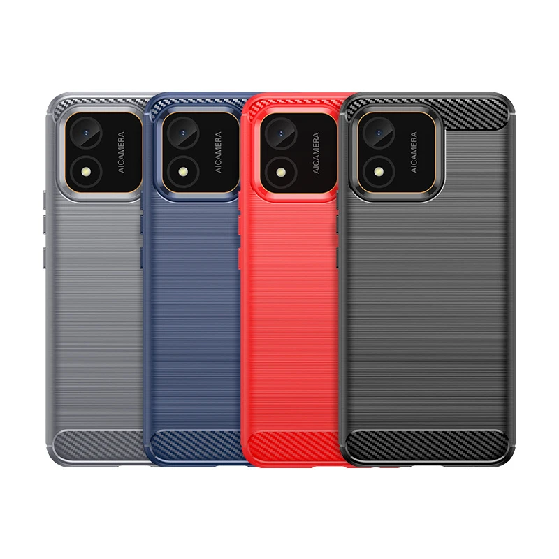 For Cover Honor X5 Case For Huawei Honor X5 X 5 Capas New Phone Back Shockproof Bumper Soft TPU Carbon Fiber For Fundas Honor X5